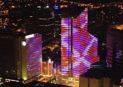 Tour Belfius (Première mondiale en illumination de façade)